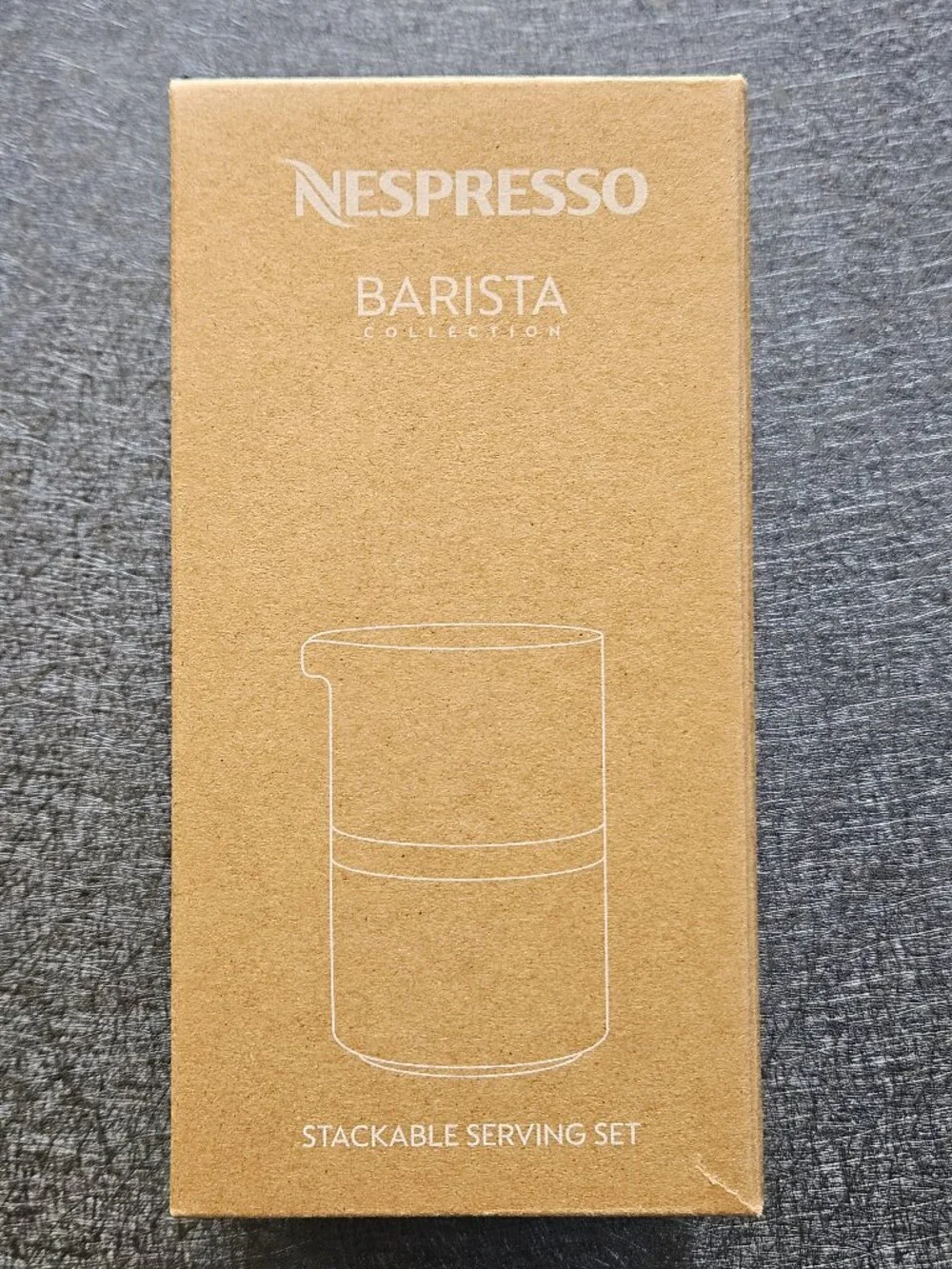 Nespresso Stackable Serving Set - Cream & Sugar